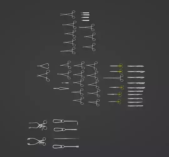 Medical instruments - 50 items PACK 