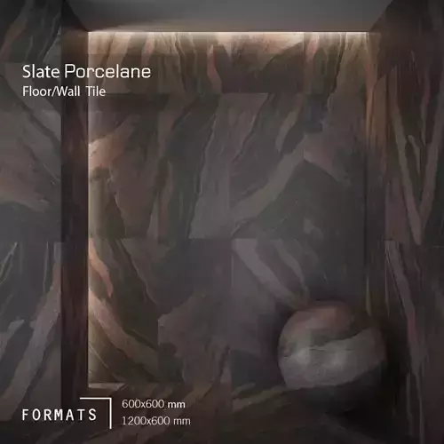 Slate Anthracite Floor Tile