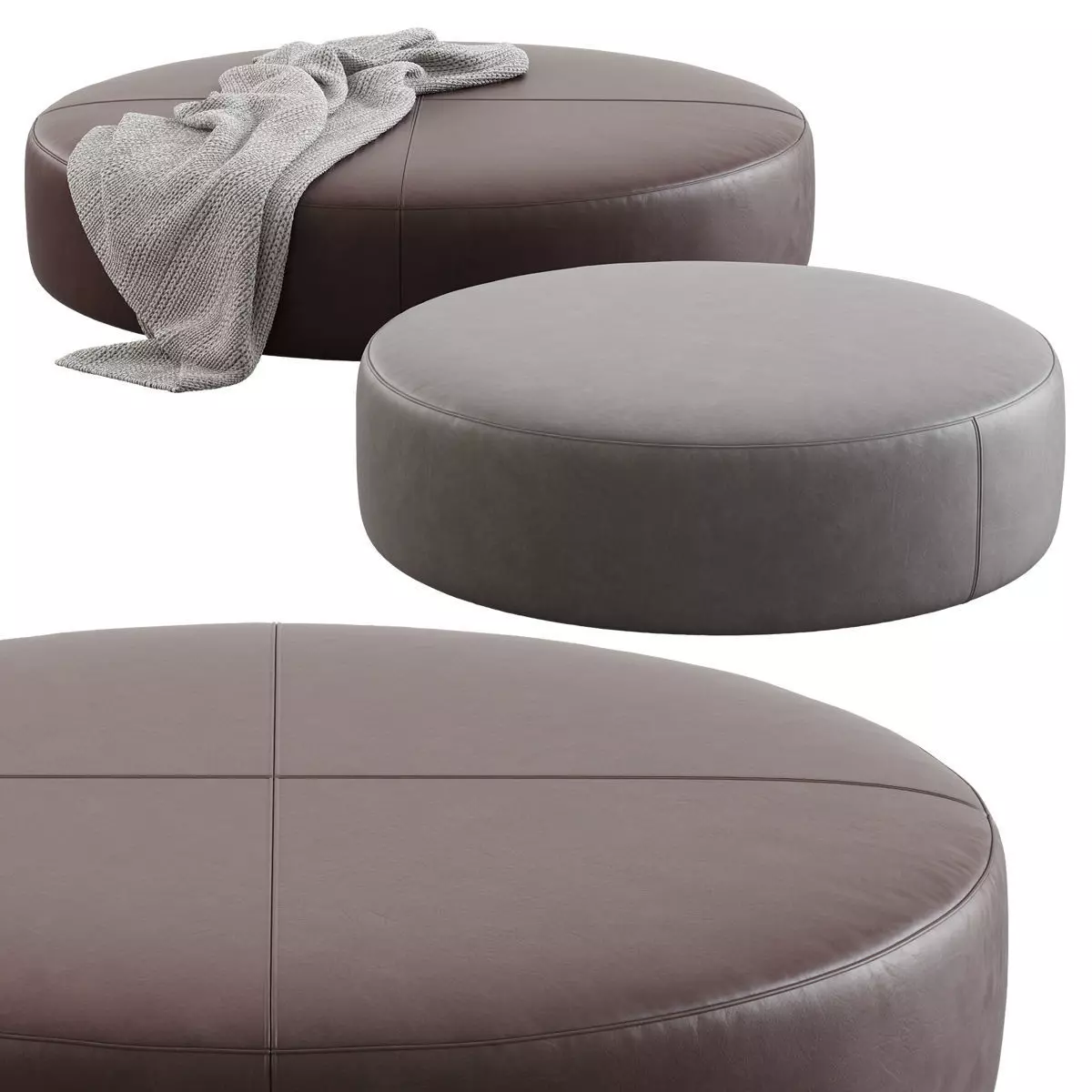 B And B Italia Harry Large 3D model_0