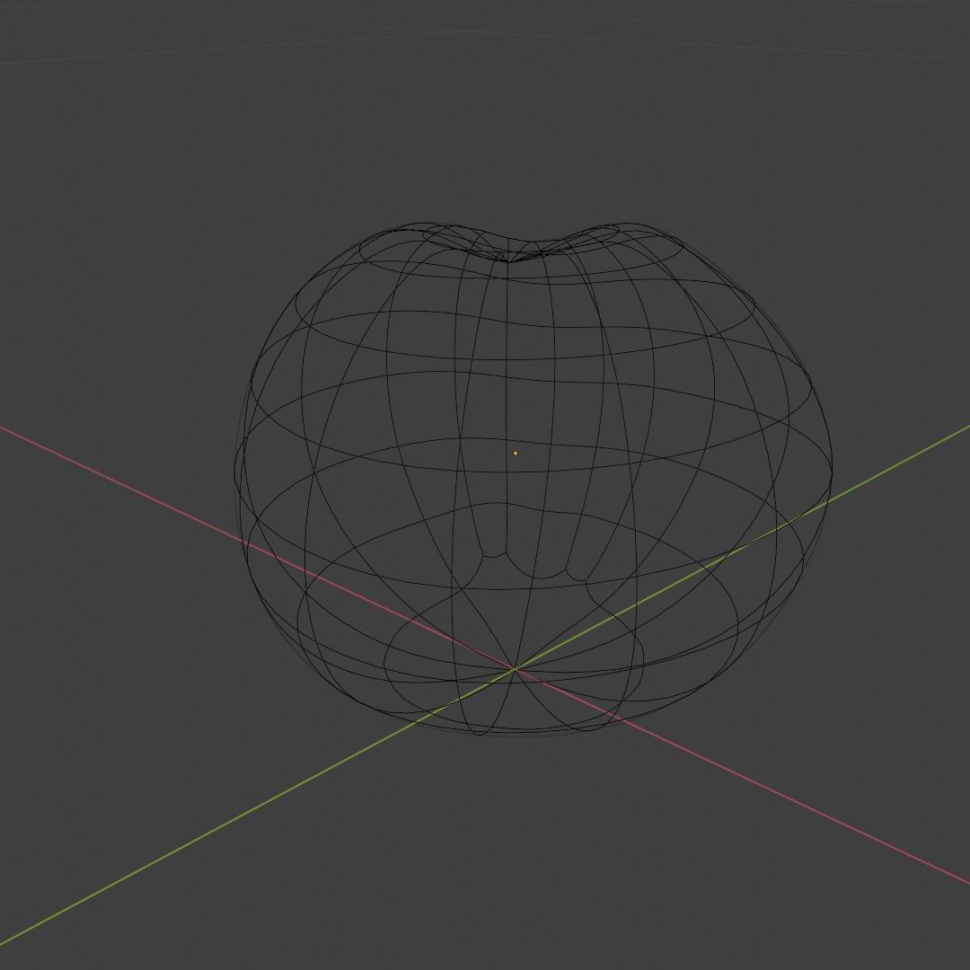 Plum Model cherry Low-poly 3D model_9