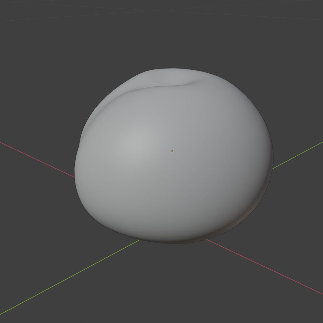 Plum Model cherry Low-poly 3D model_6