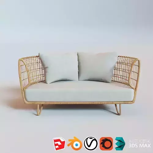 RATTAN CHAIR - MAX SKP BLEND
