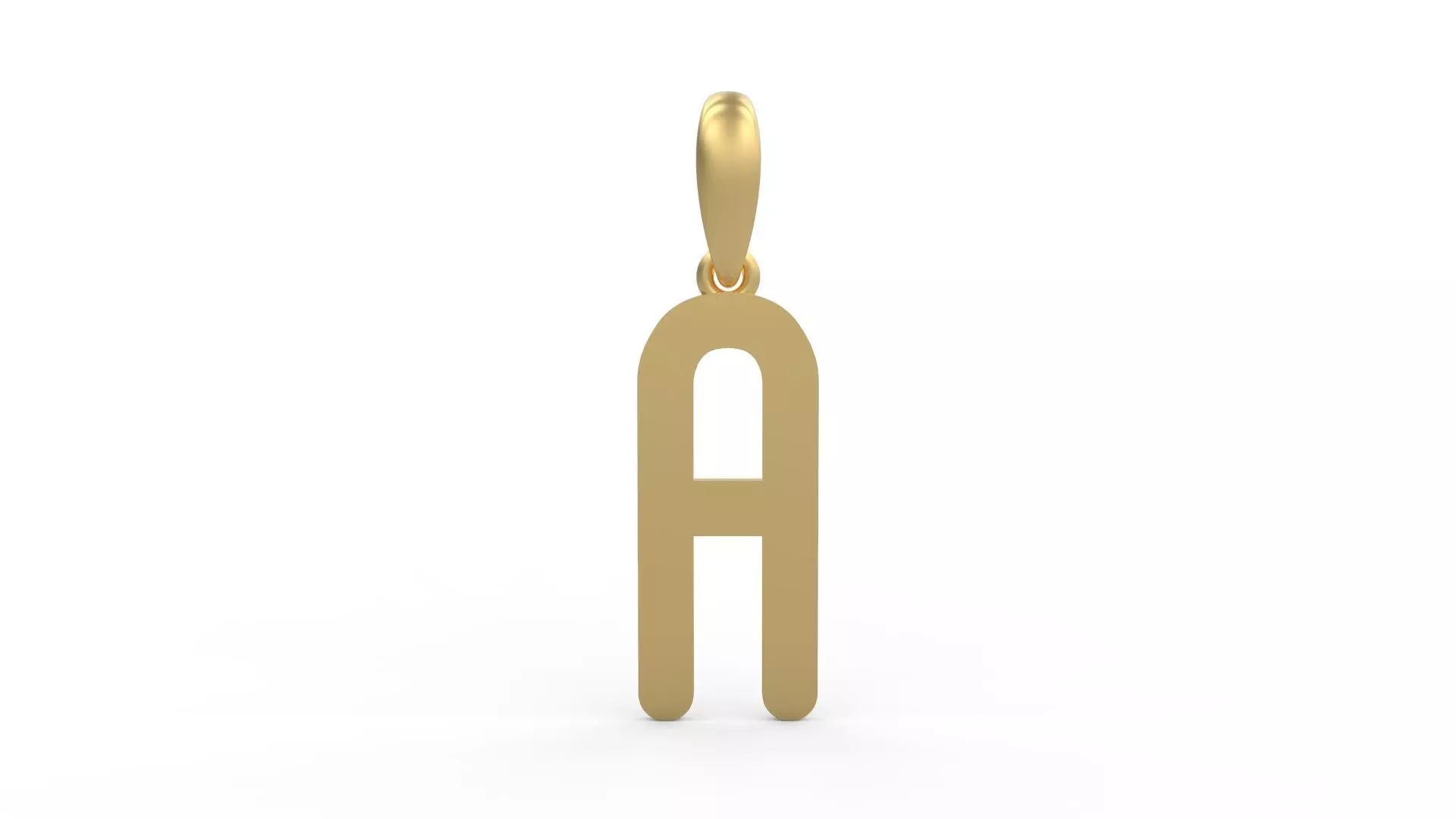 Initial Letters Pendant Cactron A 3D print model