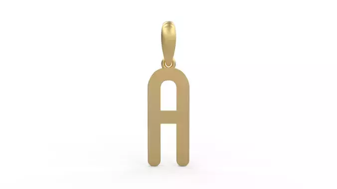 Initial Letters Pendant Cactron A