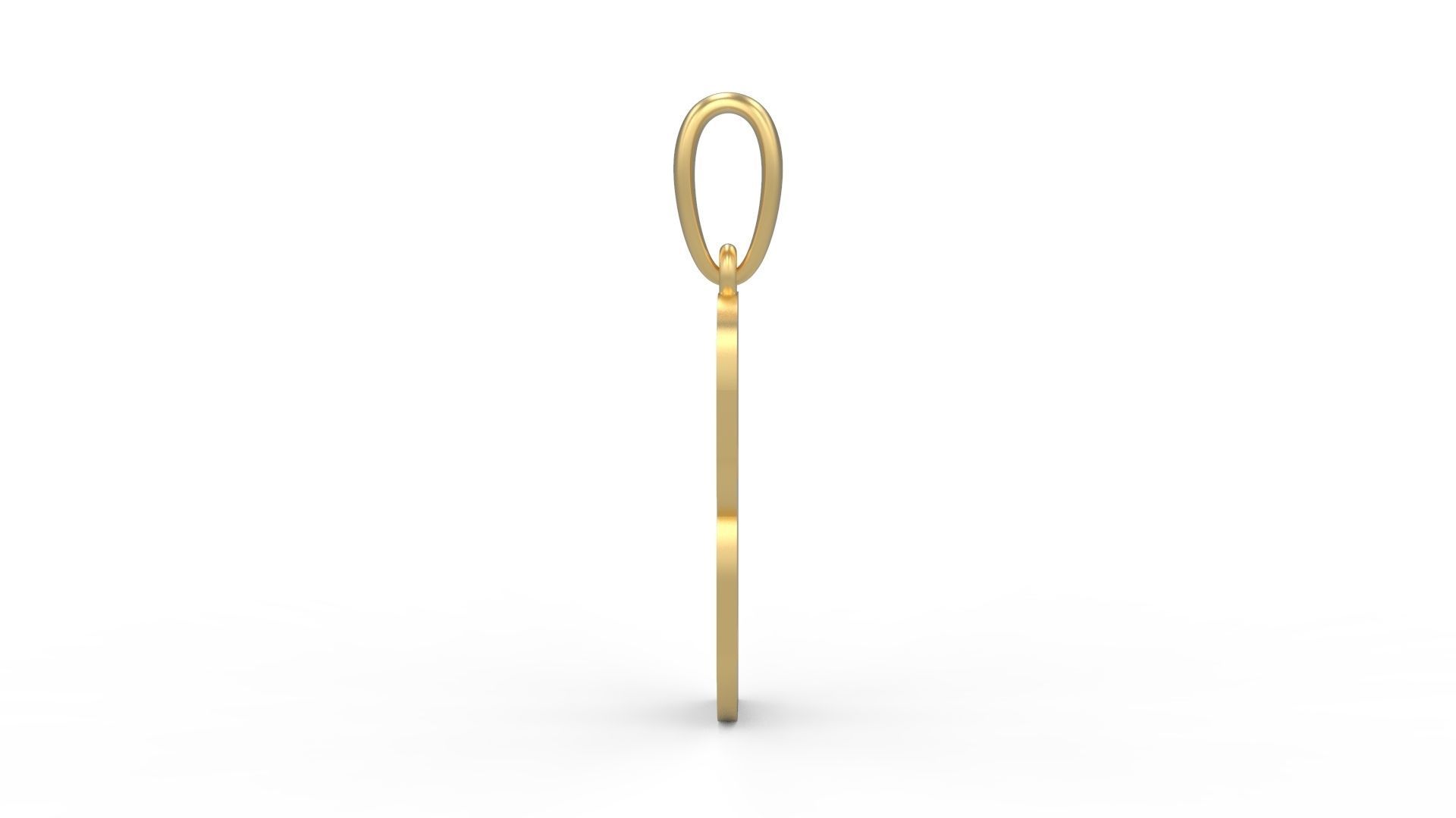 Initial Letters Pendant Cactron B 3D print model_2