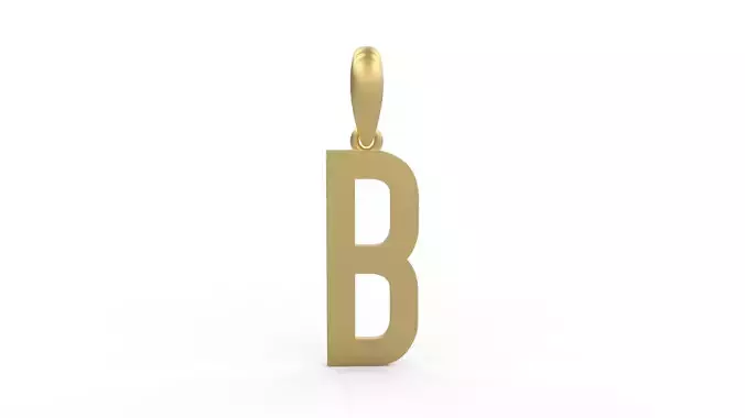 Initial Letters Pendant Cactron B