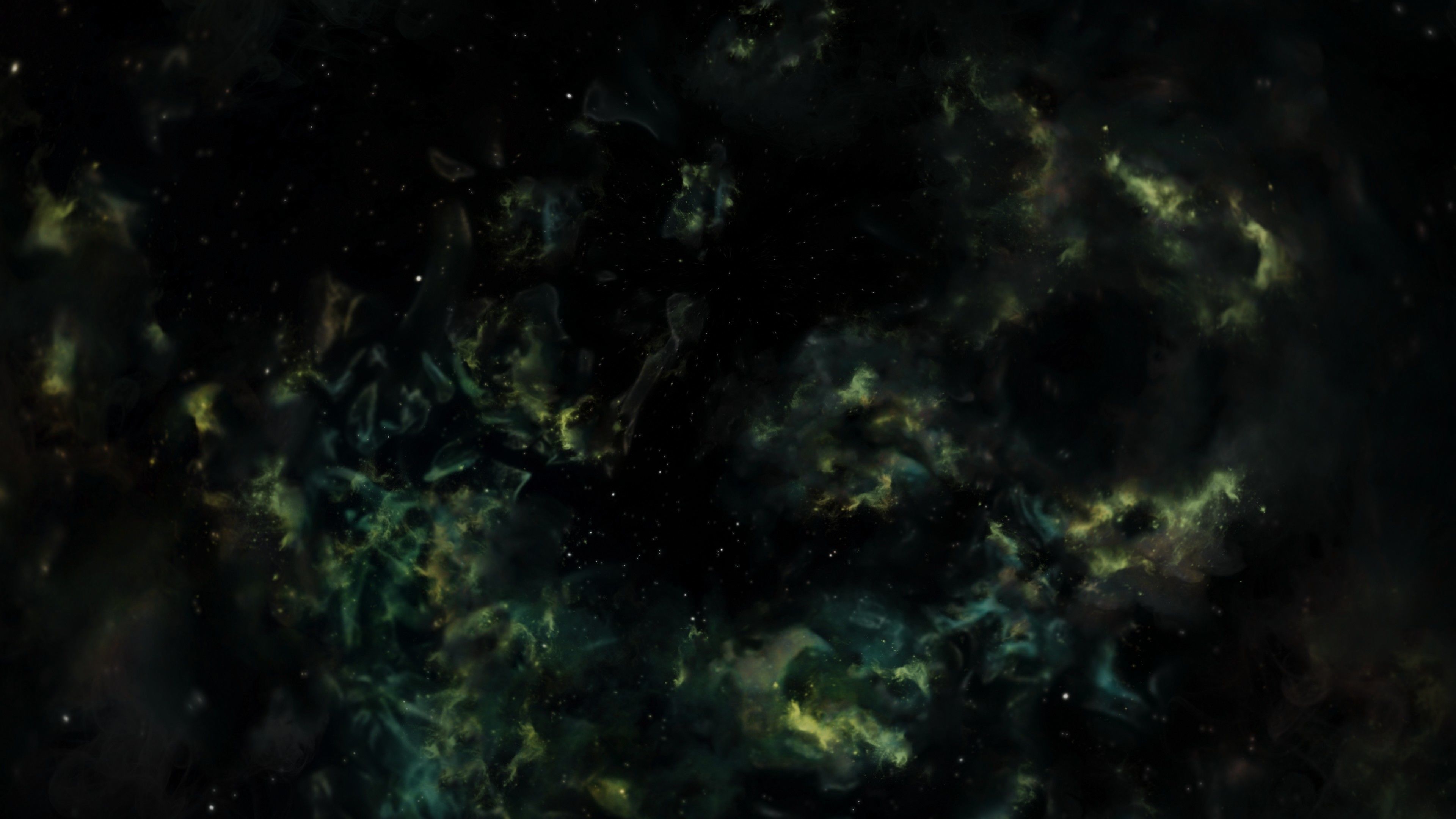 HDRI Epic Panoramic Sky - 360 starfield - epic green aurora 014 Low-poly 3D model_8