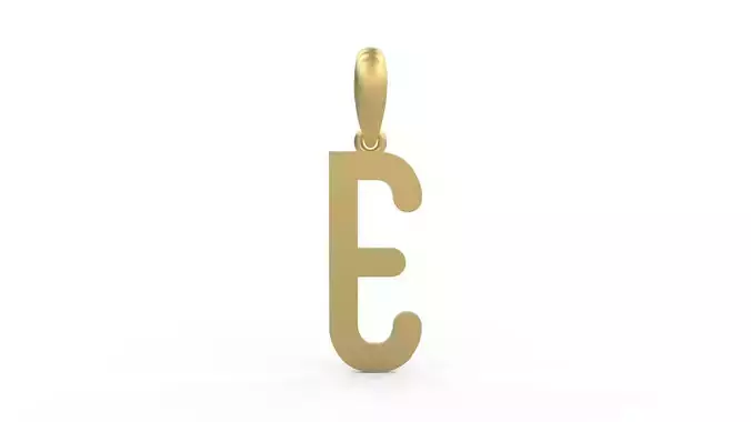 Initial Letters Pendant Cactron E