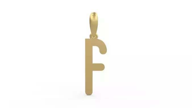 Initial Letters Pendant Cactron F