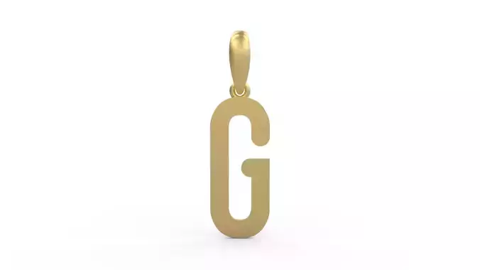 Initial Letters Pendant Cactron G