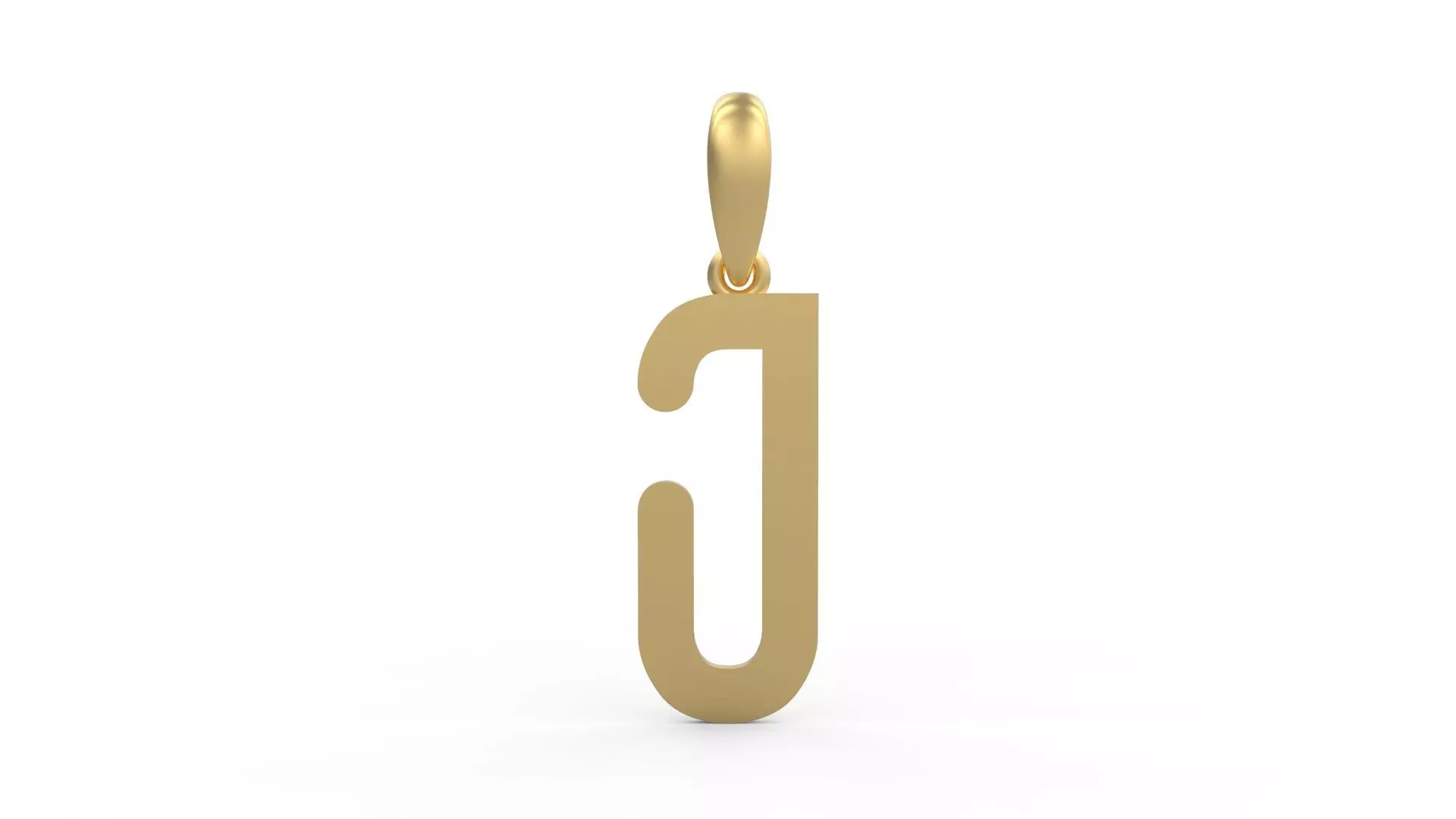 Initial Letters Pendant Cactron J 3D print model