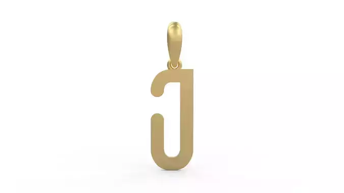 Initial Letters Pendant Cactron J