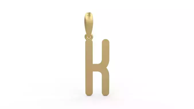 Initial Letters Pendant Cactron K