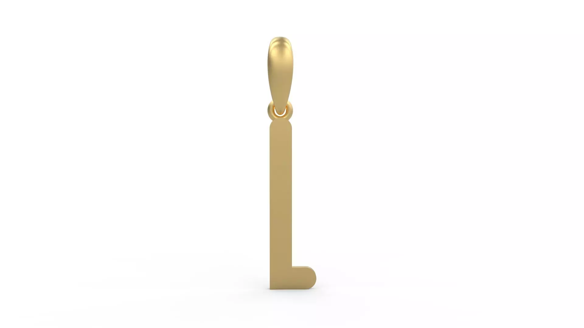 Initial Letters Pendant Cactron L 3D print model