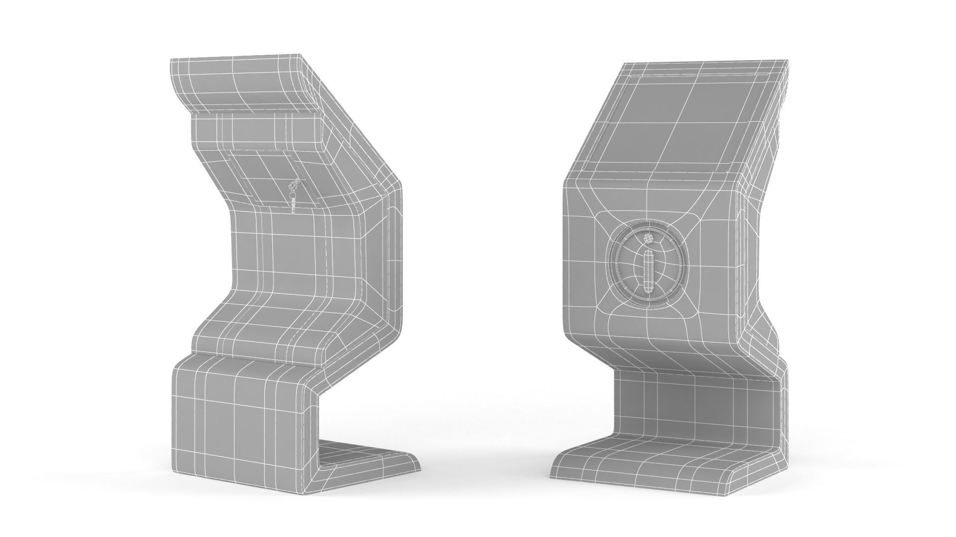 Information Kiosk 3D model_6