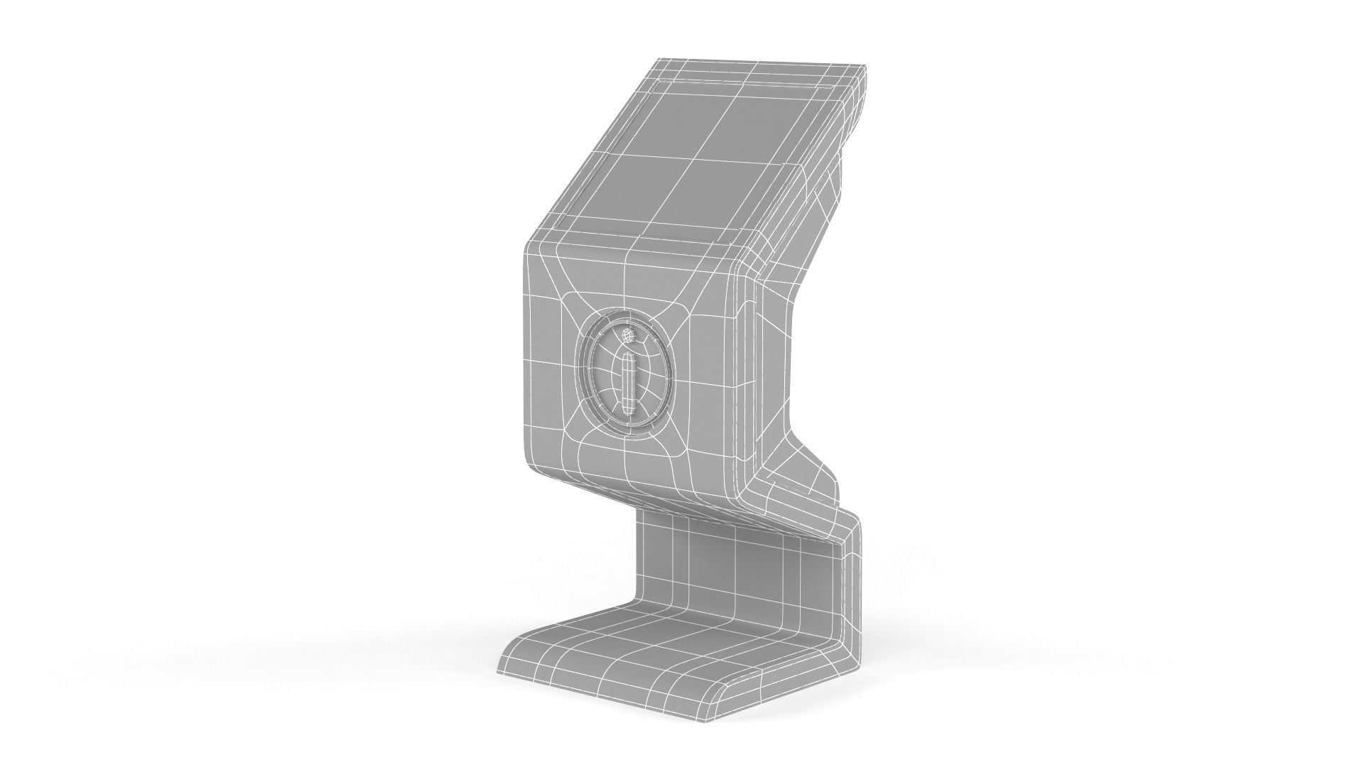 Information Kiosk 3D model_8