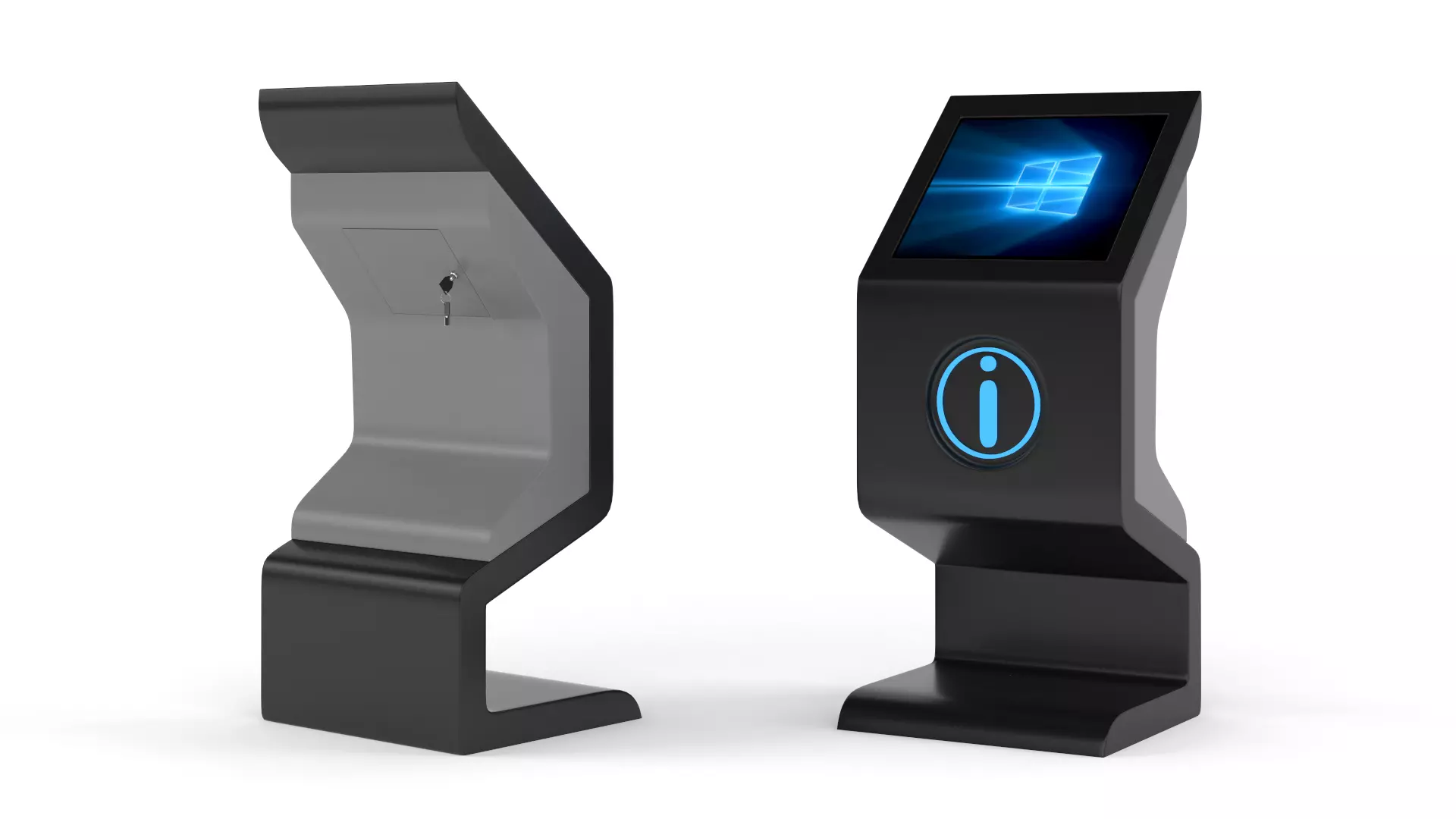 Information Kiosk 3D model_0