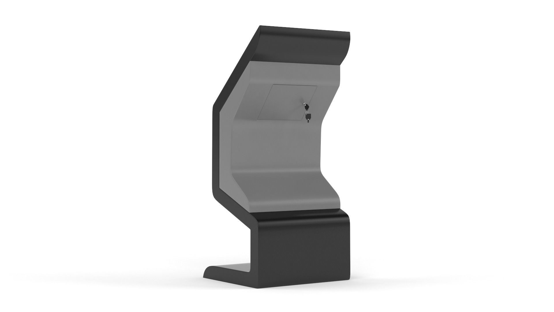 Information Kiosk 3D model_3