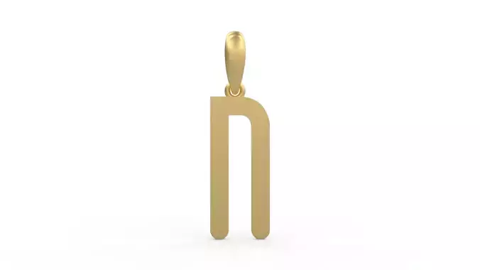 Initial Letters Pendant Cactron N