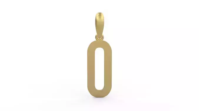 Initial Letters Pendant Cactron O