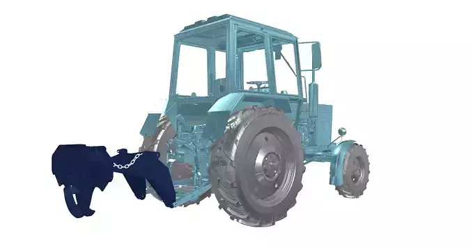 Forest Grapple MTZ-80 3D model