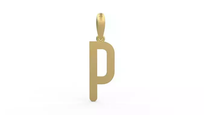 Initial Letters Pendant Cactron P