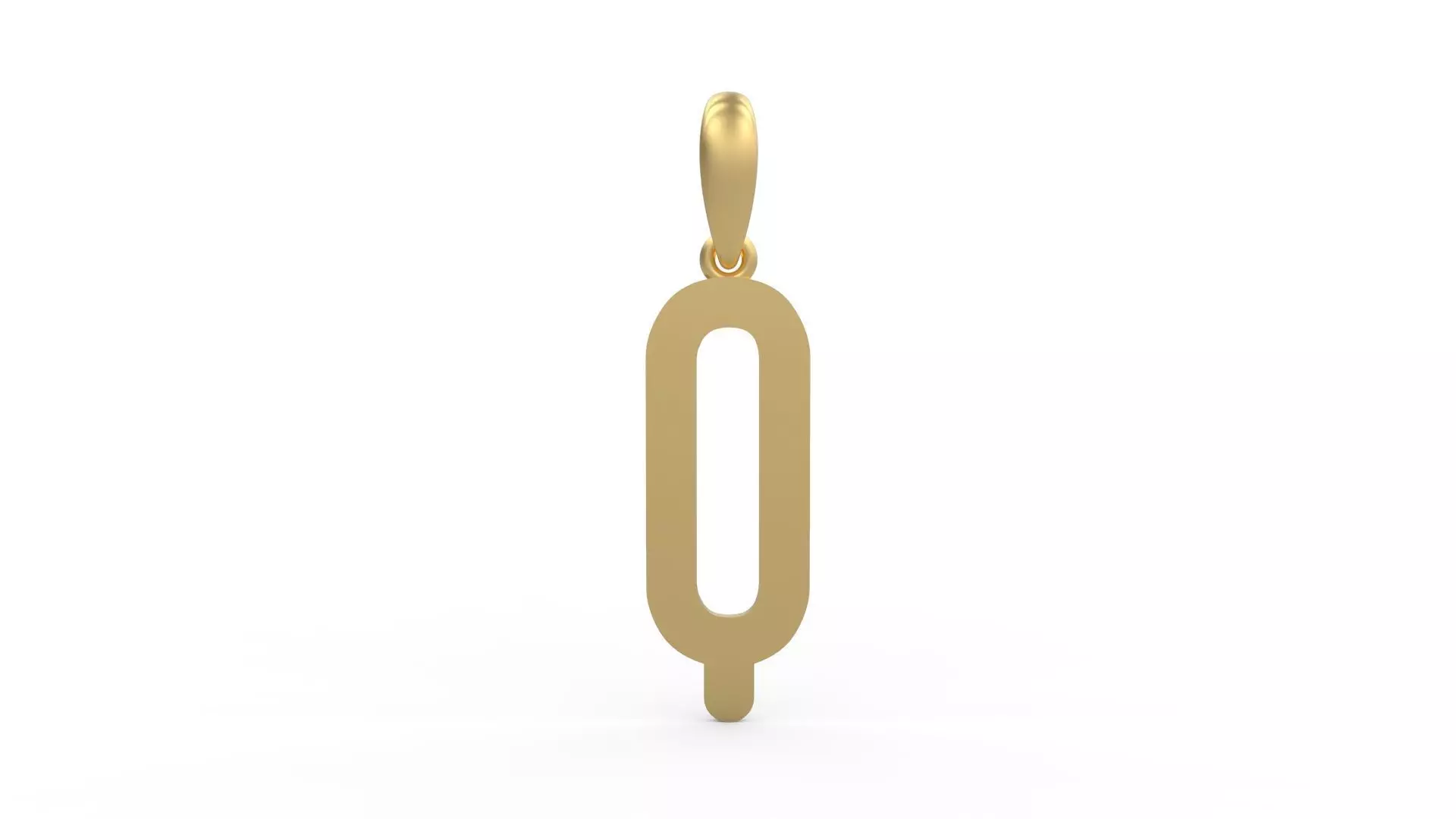 Initial Letters Pendant Cactron Q 3D print model