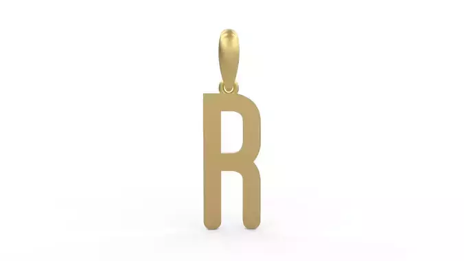 Initial Letters Pendant Cactron R