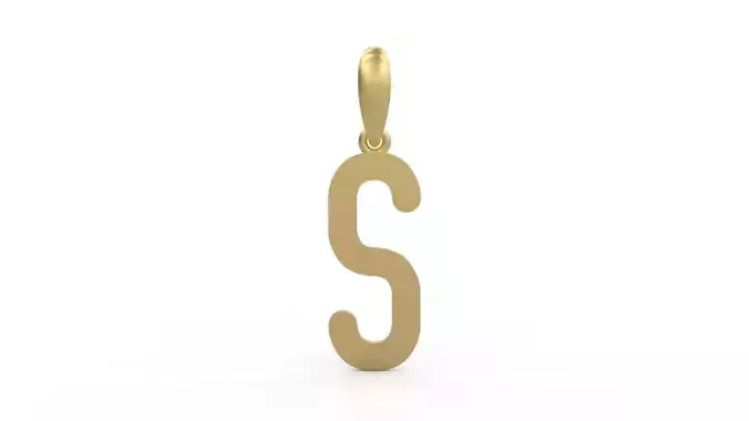 Initial Letters Pendant Cactron S