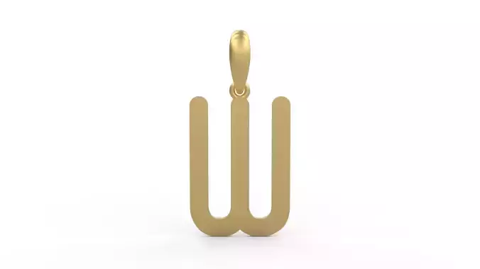 Initial Letters Pendant Cactron W