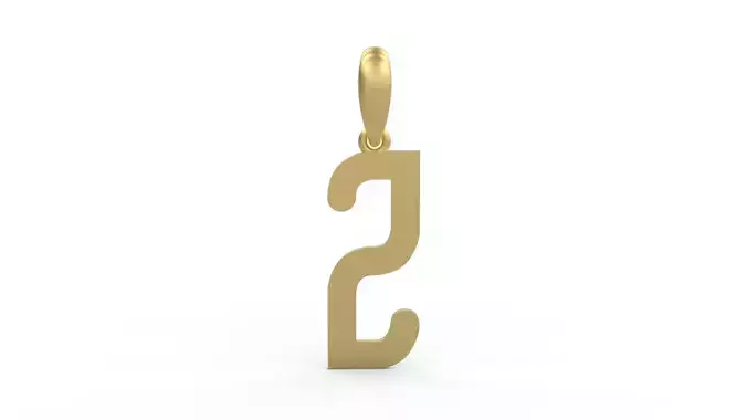 Initial Letters Pendant Cactron Z