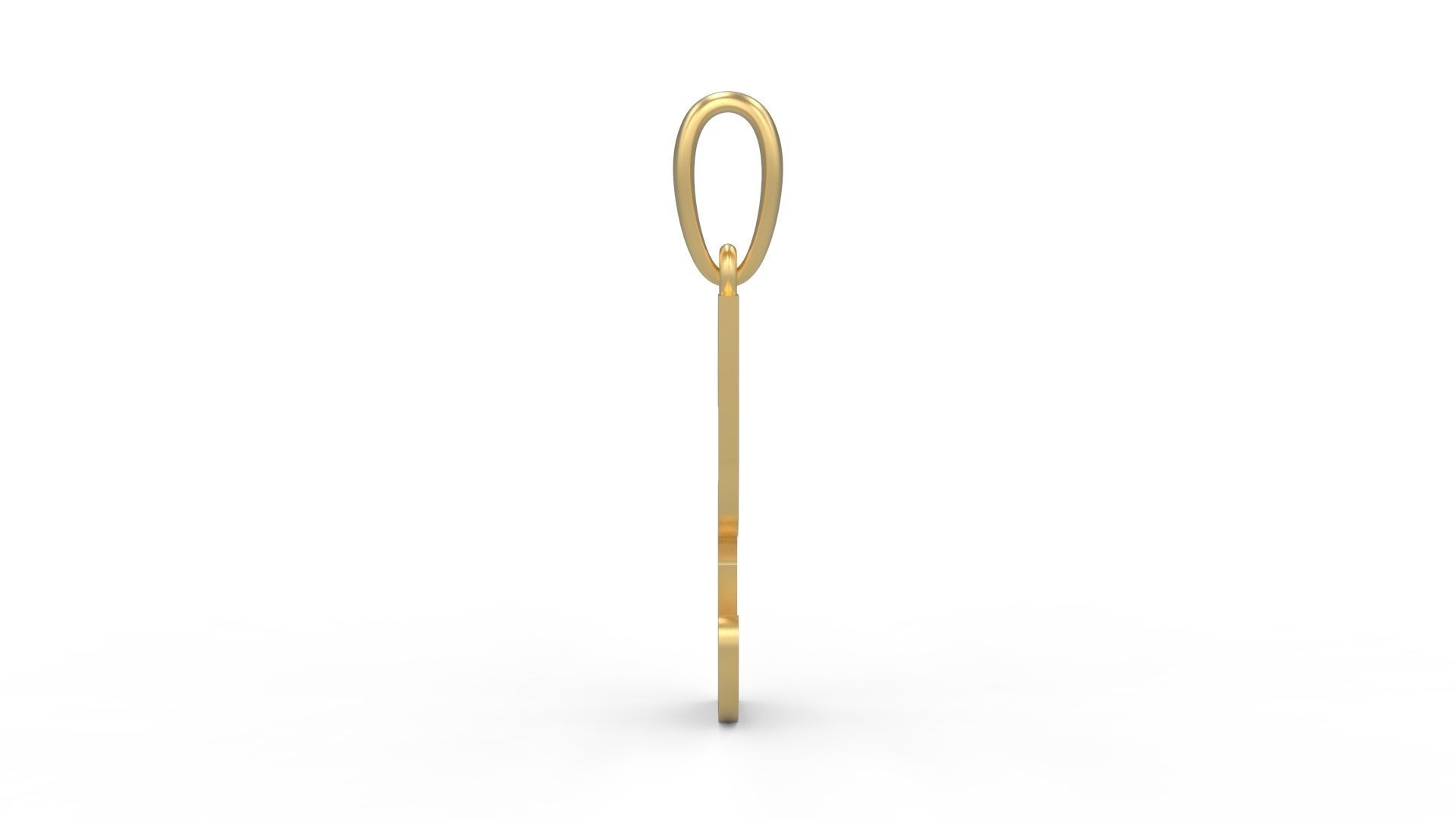 Initial Letters Pendant Cactron Z 3D print model_2