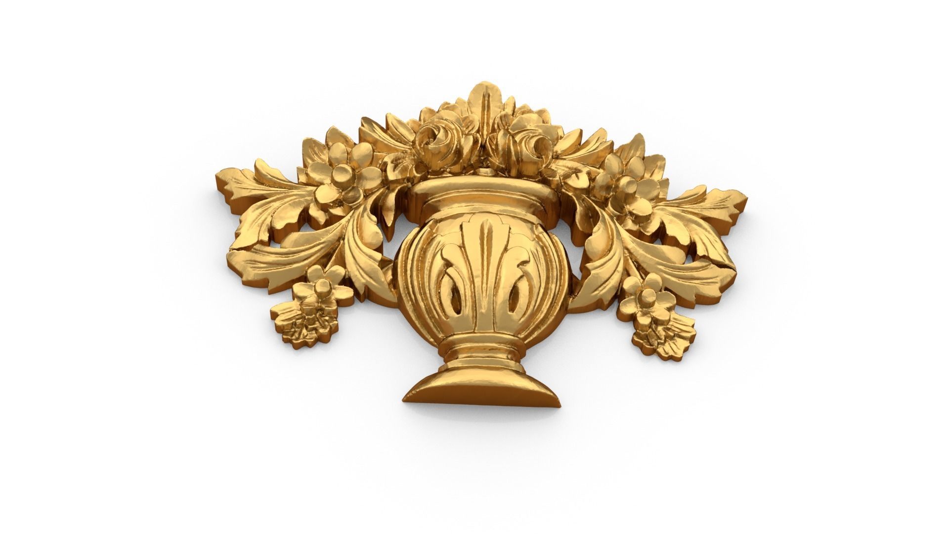 Classic decor ornament 81 3D model_3