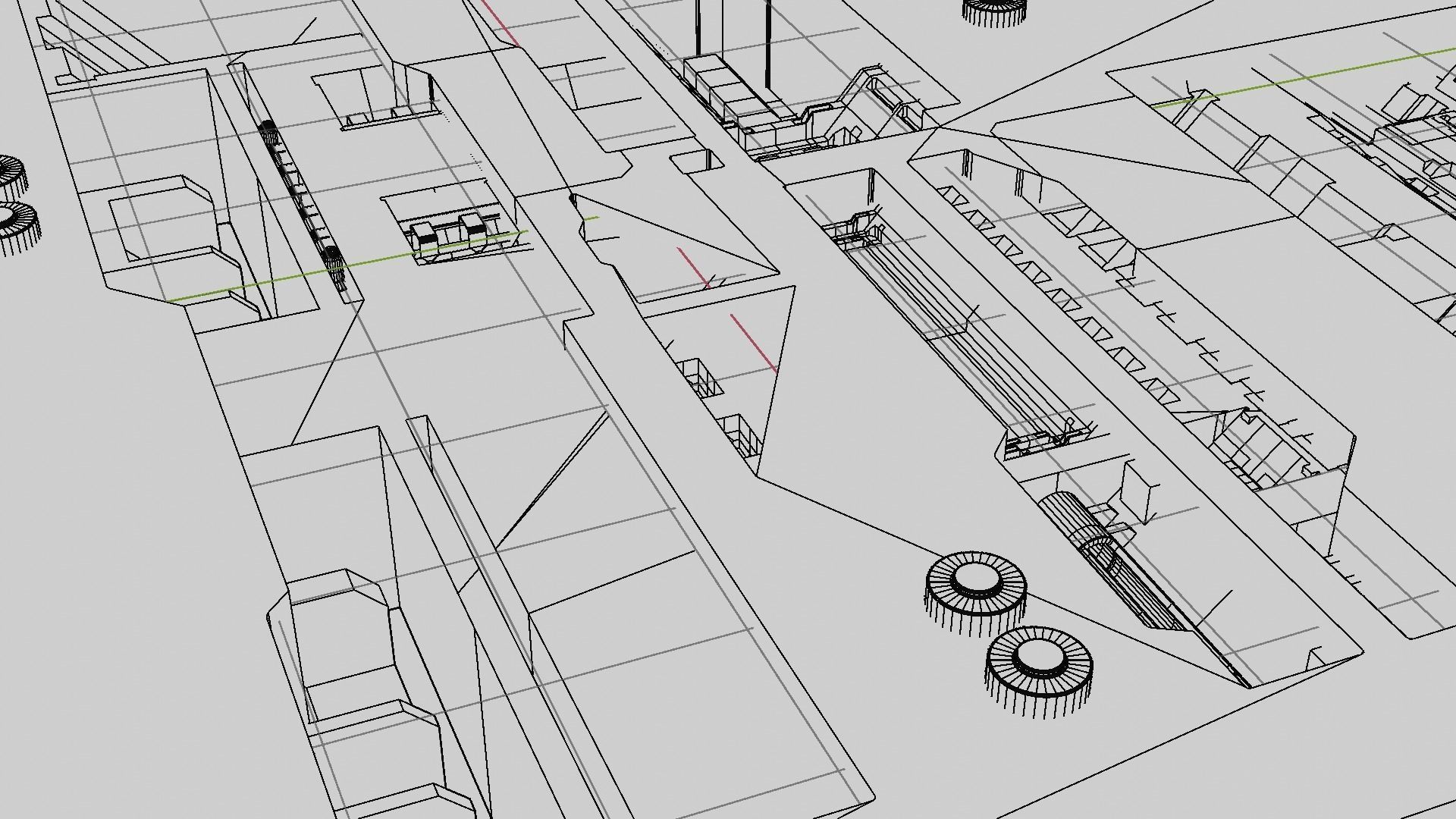 Tech Panel with different sci-fi texture variants 3D model_15
