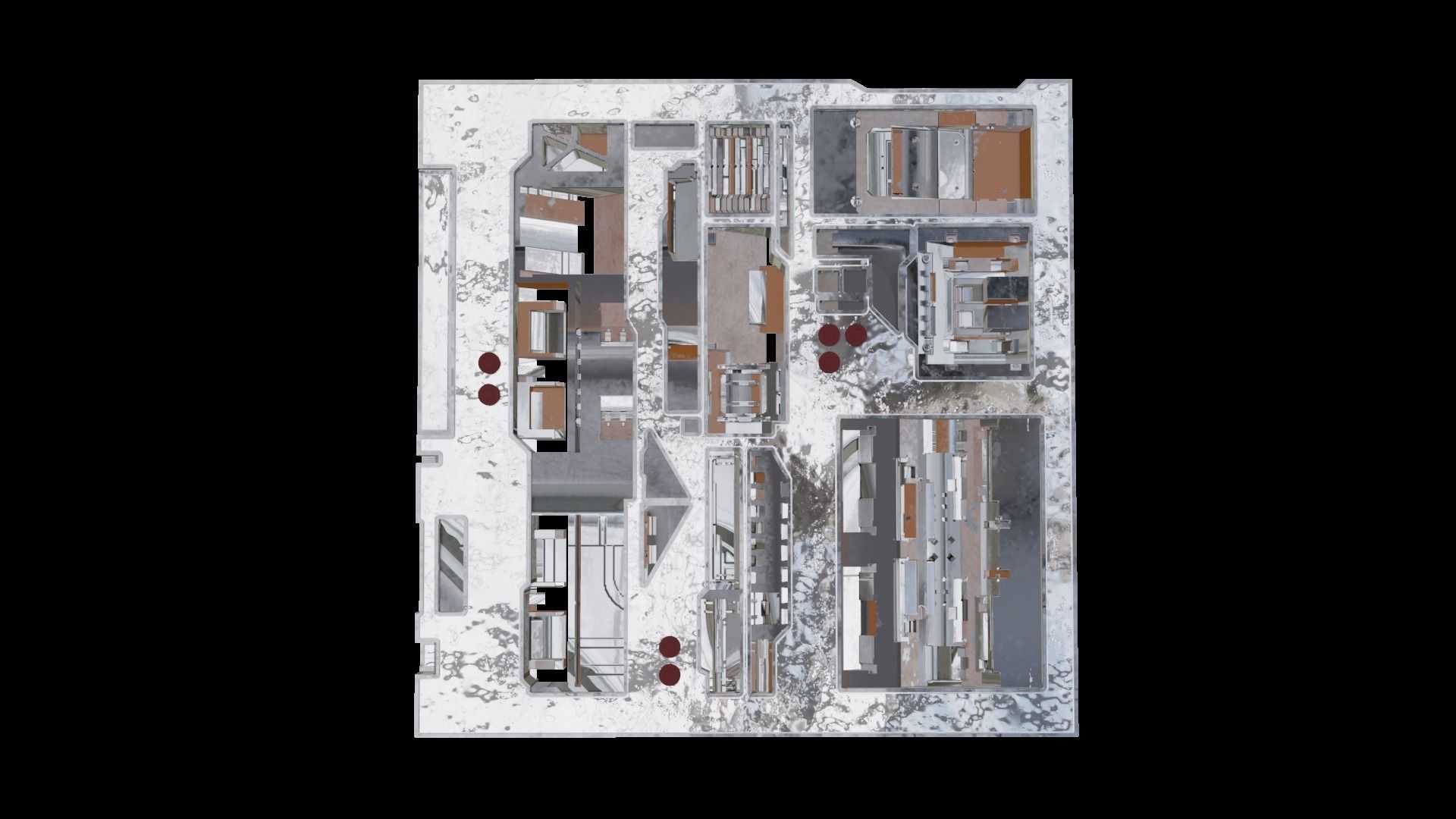 Tech Panel with different sci-fi texture variants 3D model_5
