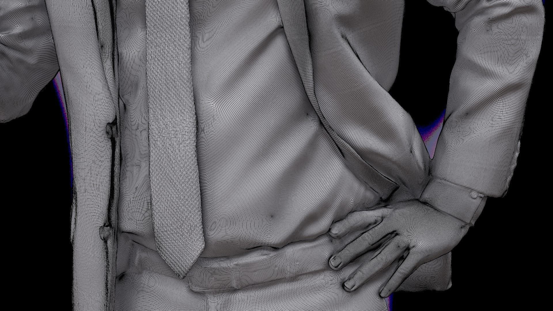 Cleaned 3D scan Arron Cooper Manager Standing 3D model_17