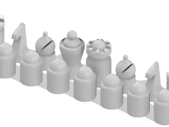Minimal Chess Set No2
