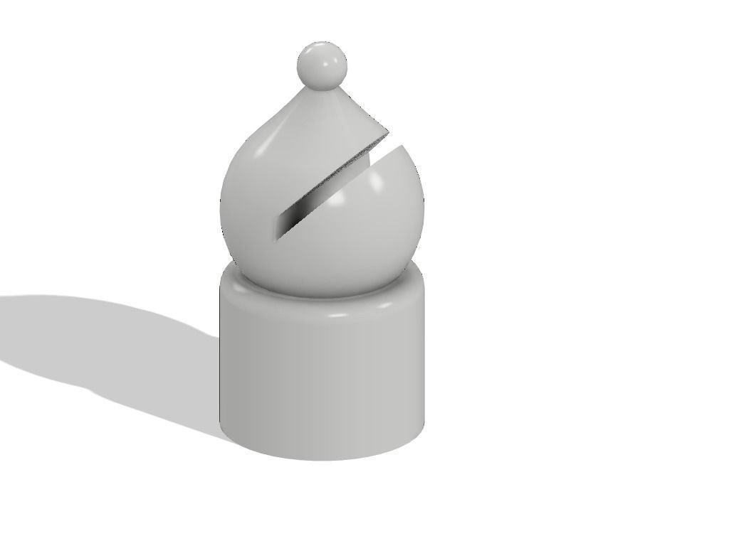 Minimal Chess Set No2 3D print model_2