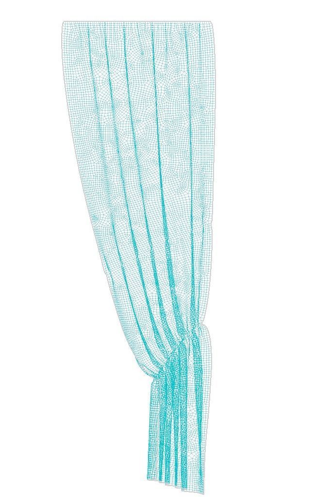 Simple Curtain 3D model_16