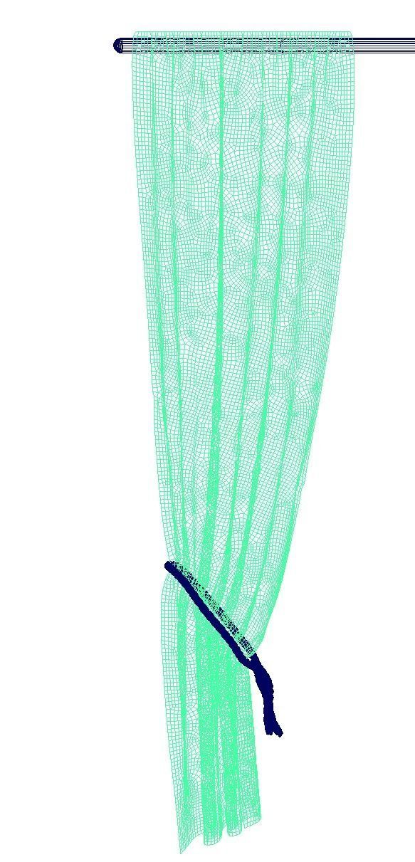 Simple Curtain 3D model_13