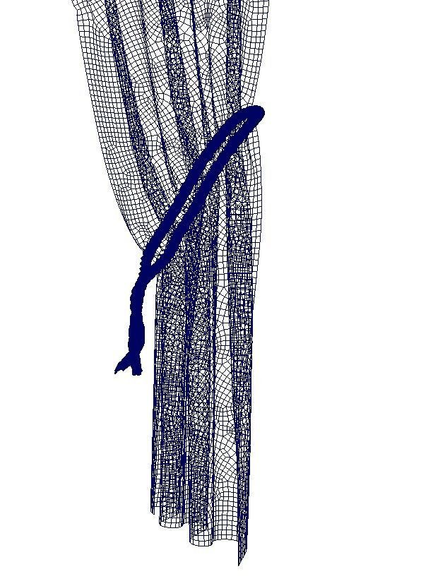 Simple Curtain 3D model_11