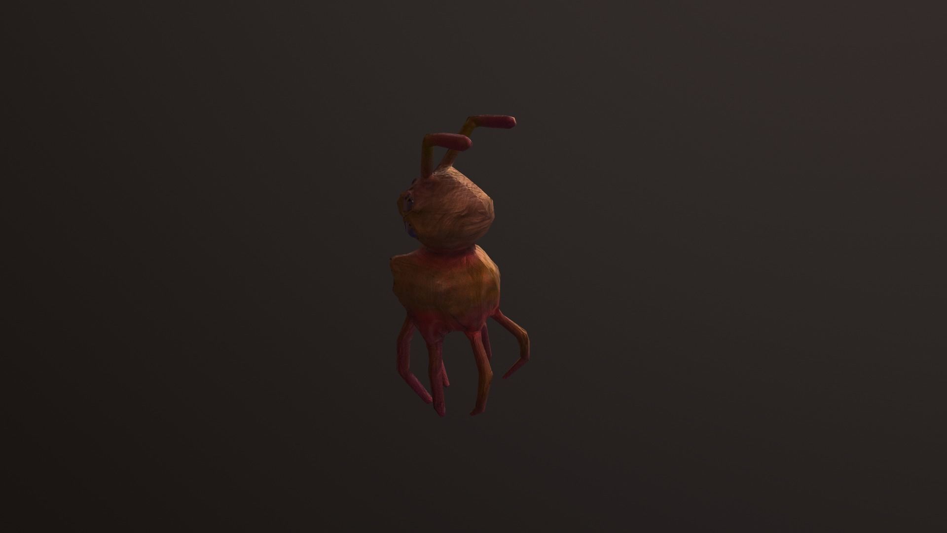 Octopus Meduse Low-poly 3D model_8