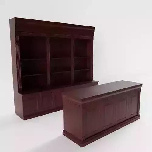 Victorian Shop Furniture 3D Model Collection
