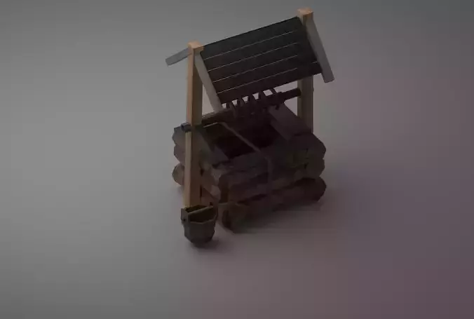 The well wooden water