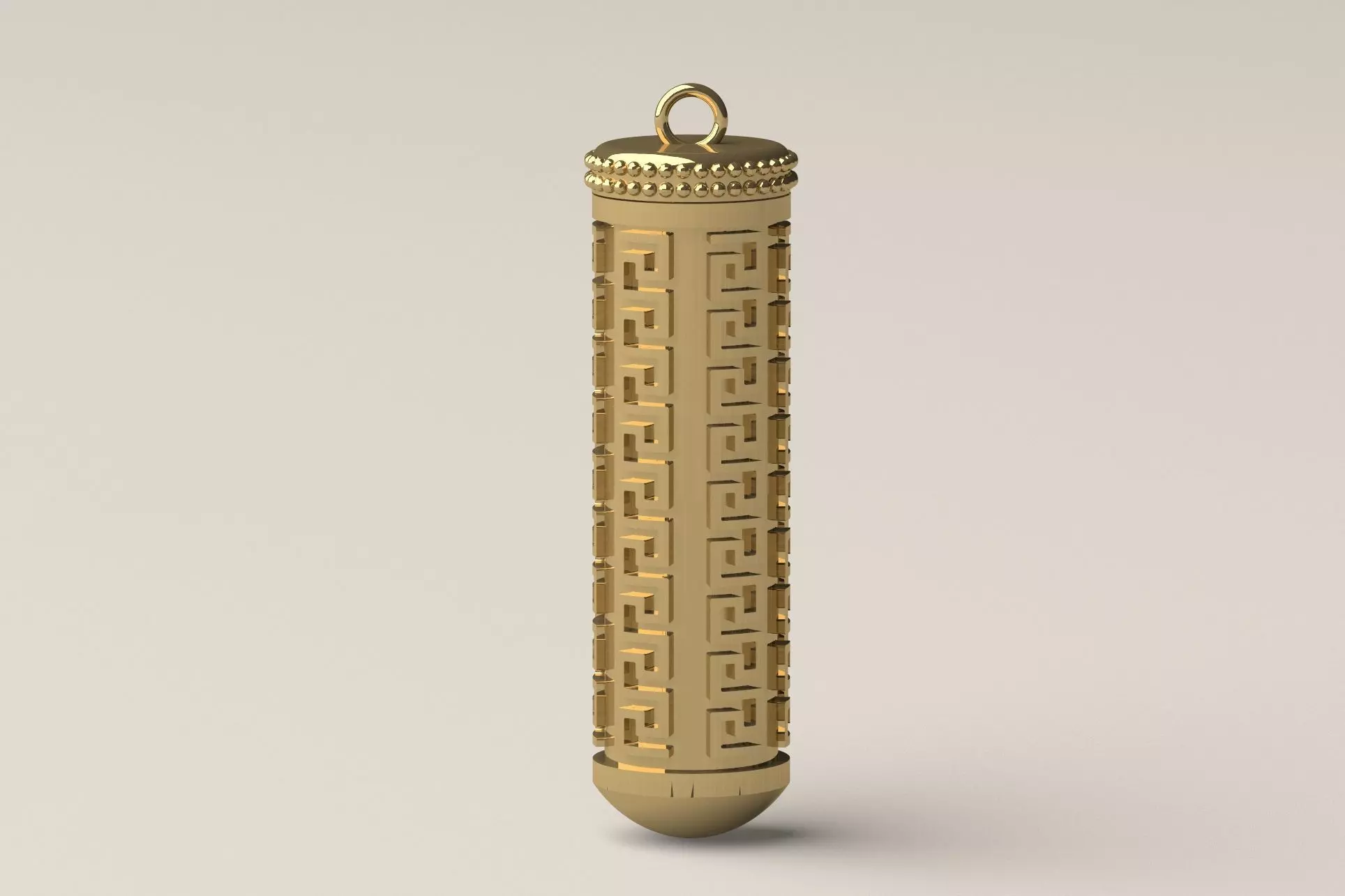 Holder Capsule Pendant P 013 3D print model_0