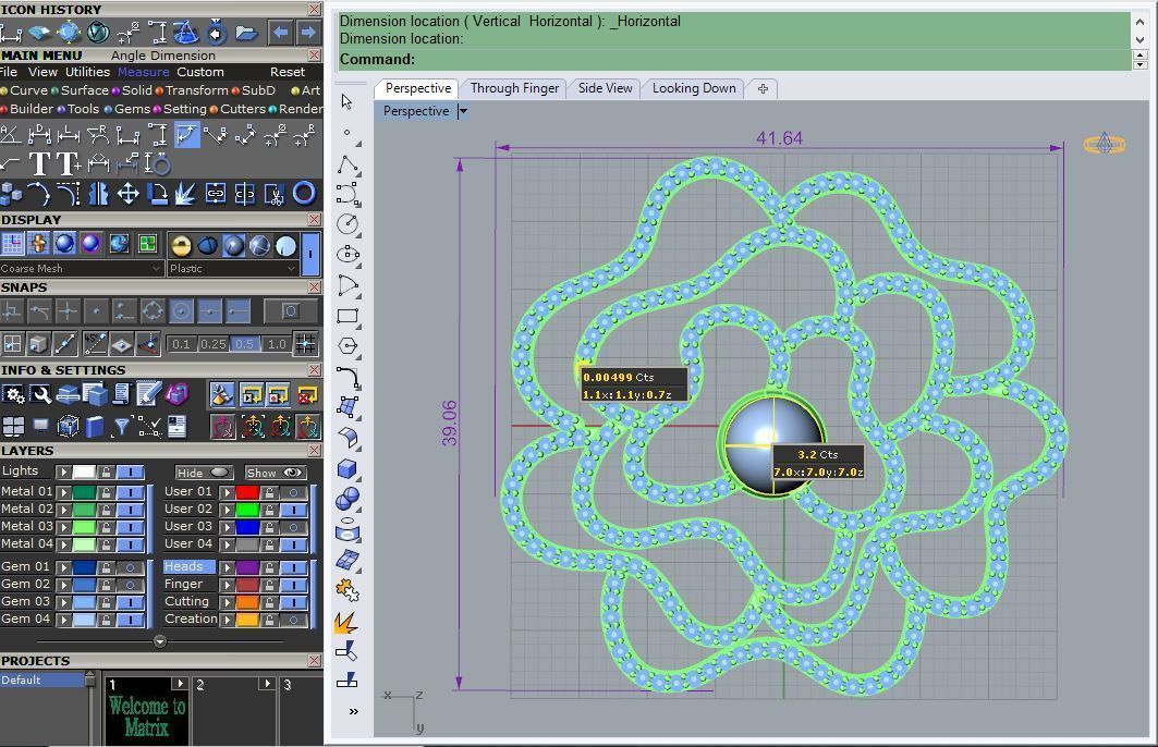 Pendant P 014 3D print model_4