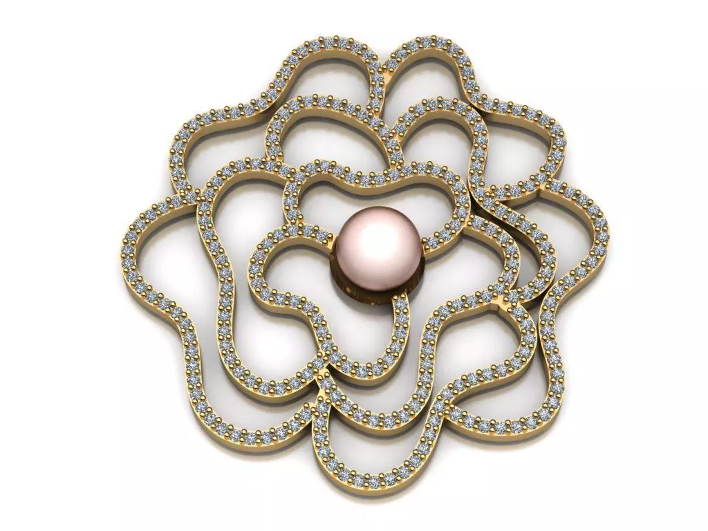 Pendant P 014 3D print model_0