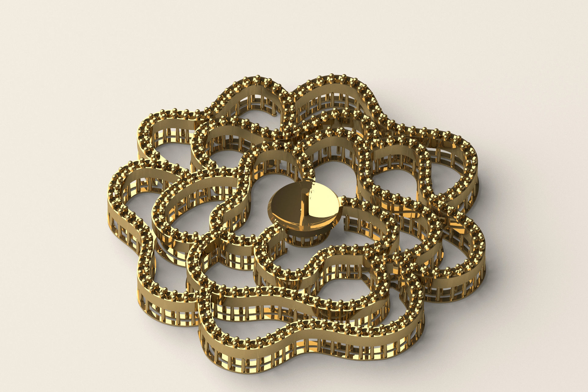 Pendant P 014 3D print model_1