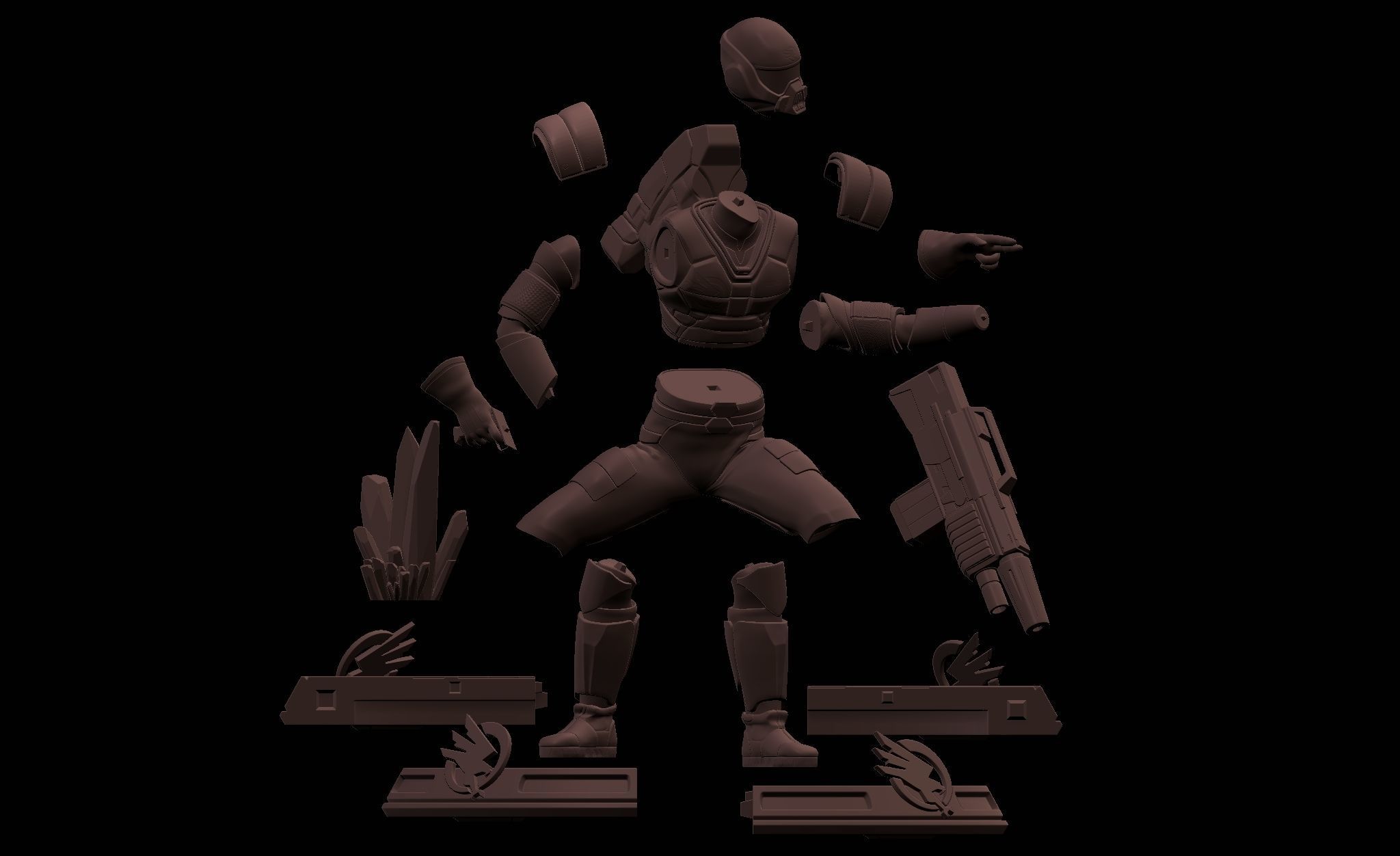 Command and Conquer pack 3 in 1 3D print model_15