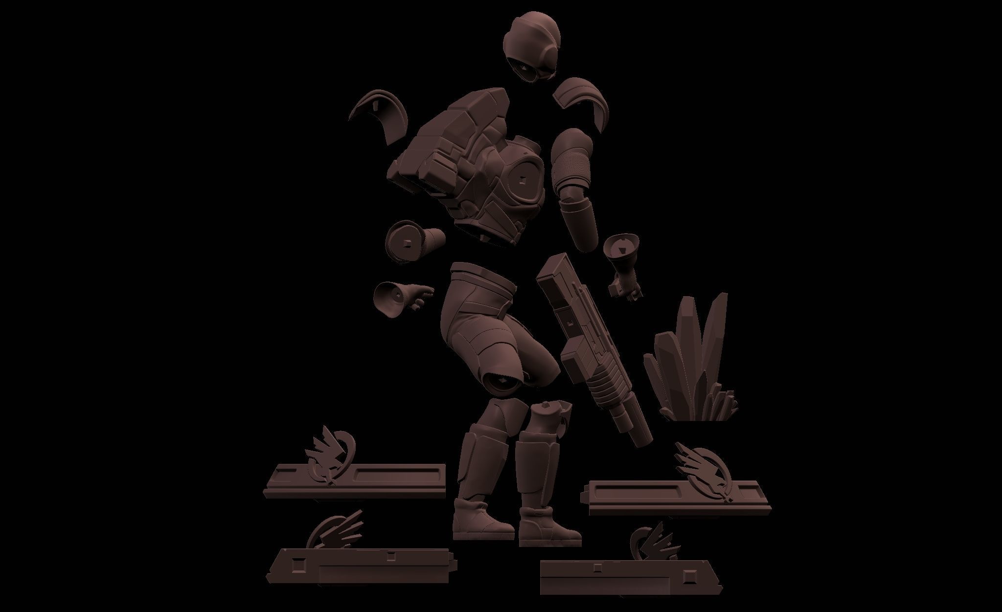 Command and Conquer pack 3 in 1 3D print model_16